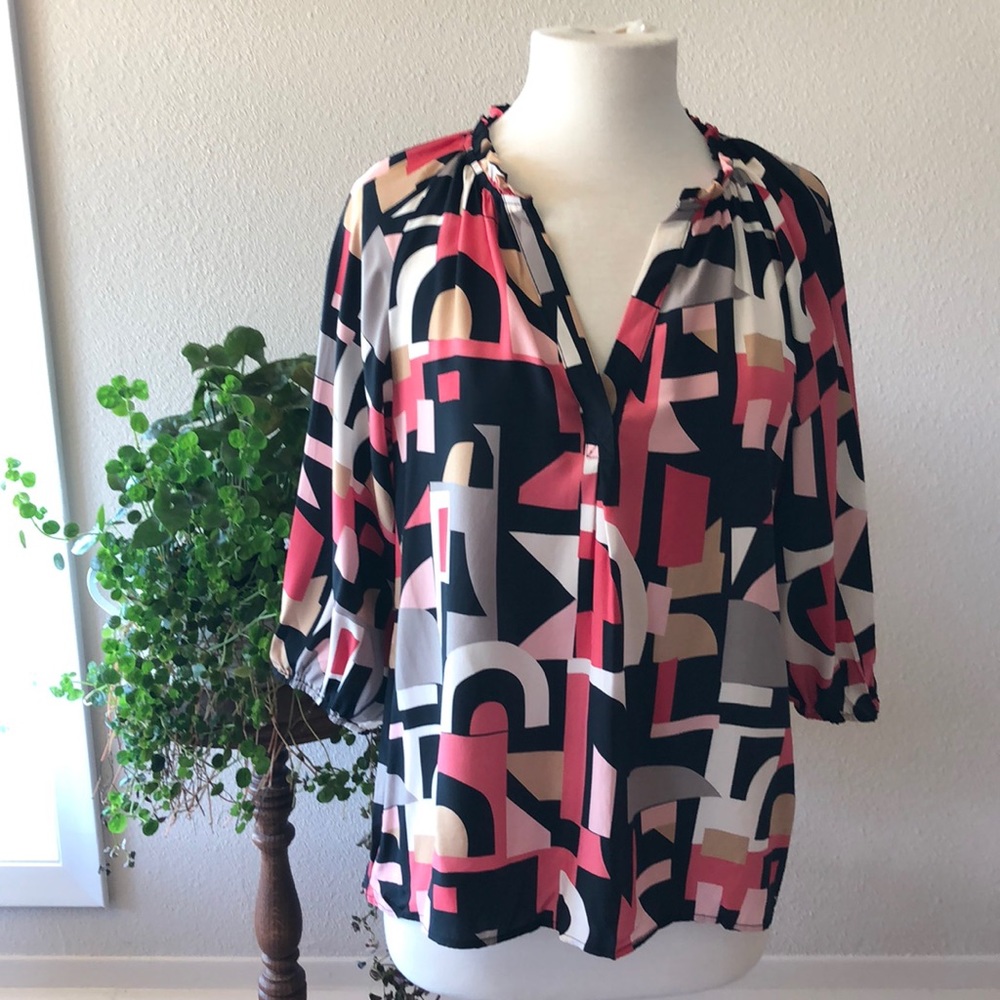 Cuddy Studios V-Neck Blouse Size S